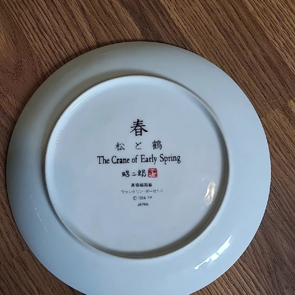 Lot Of 4 Vintage 1984 Japan Display Plates All In Near Mint Condition - Picture 3 of 9